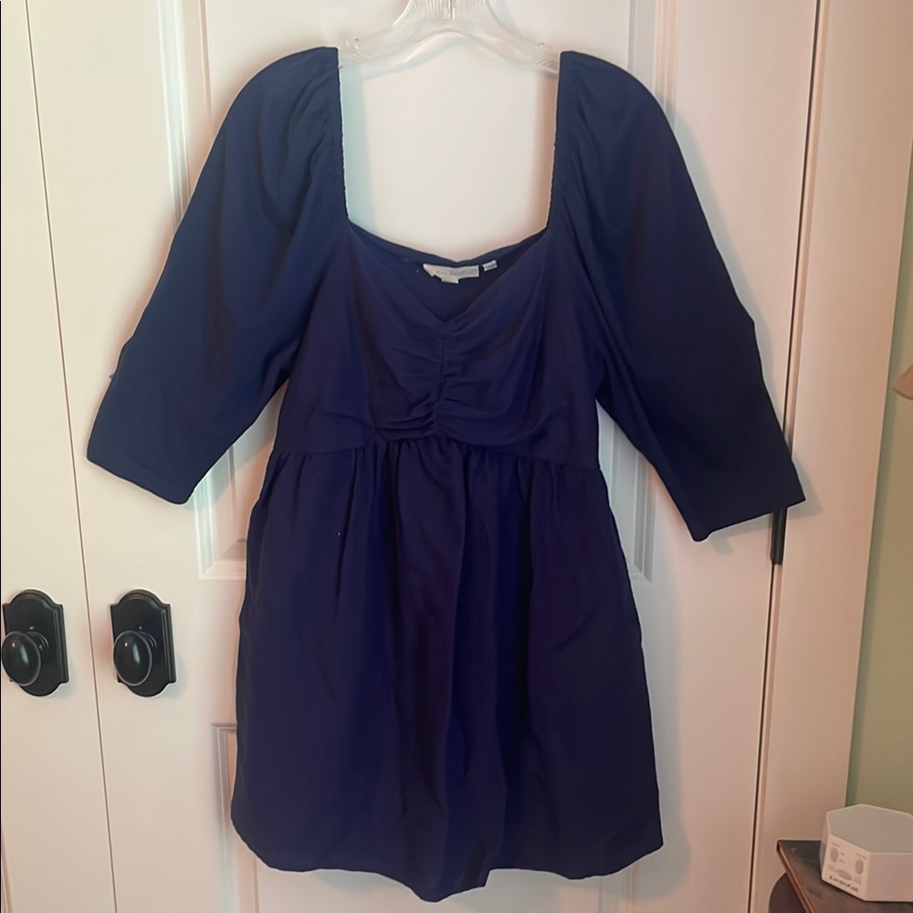 Elegant Navy Blue Dress